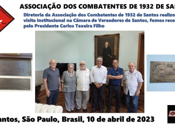 Visita Institucional na Câmara dos Vereadores de Santos